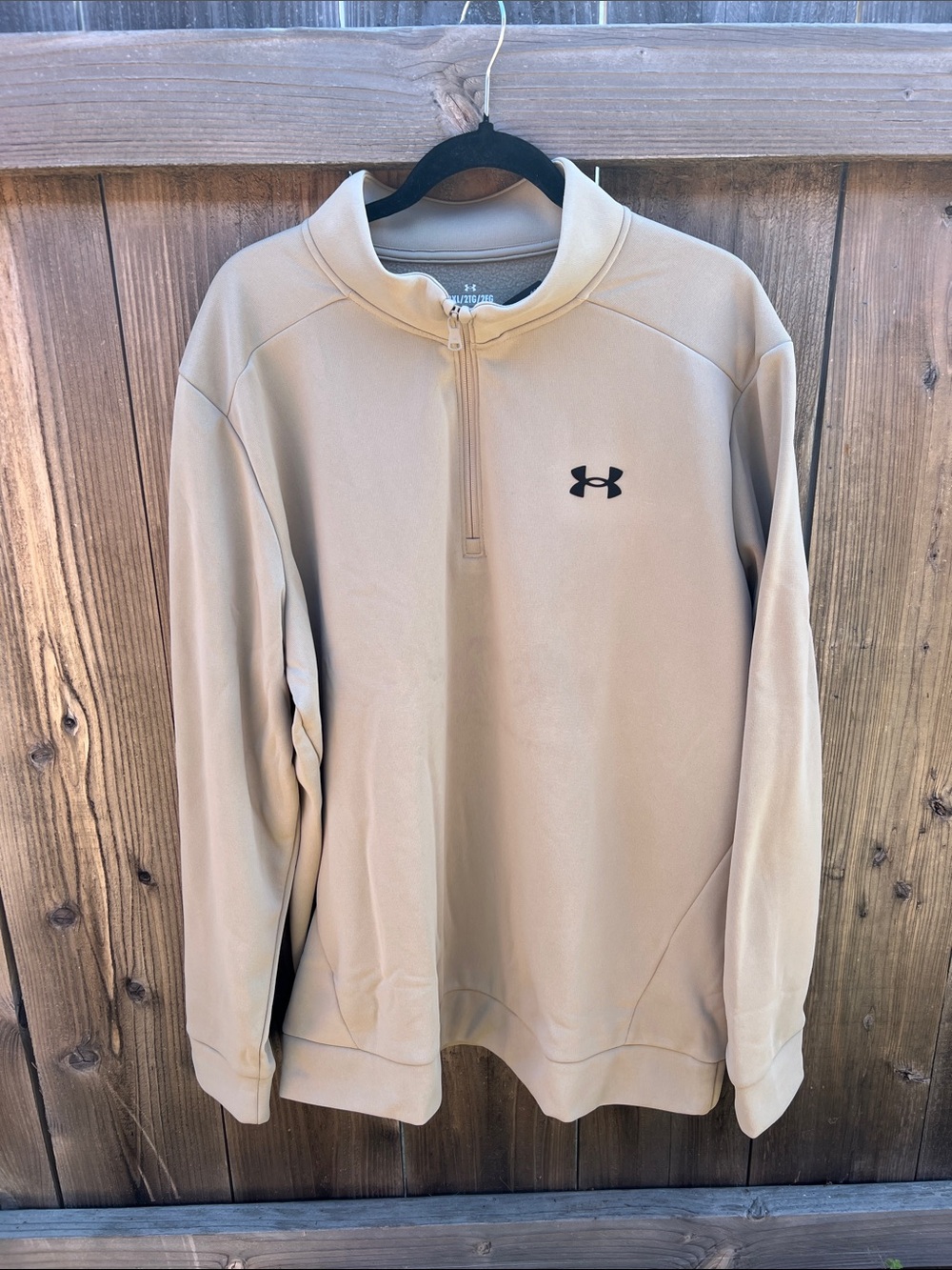 Under Armour Men's Tan Half-Zip Sweater